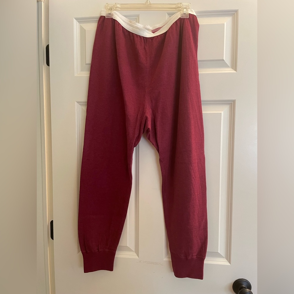 L.L. Bean Magenta Long Underwear